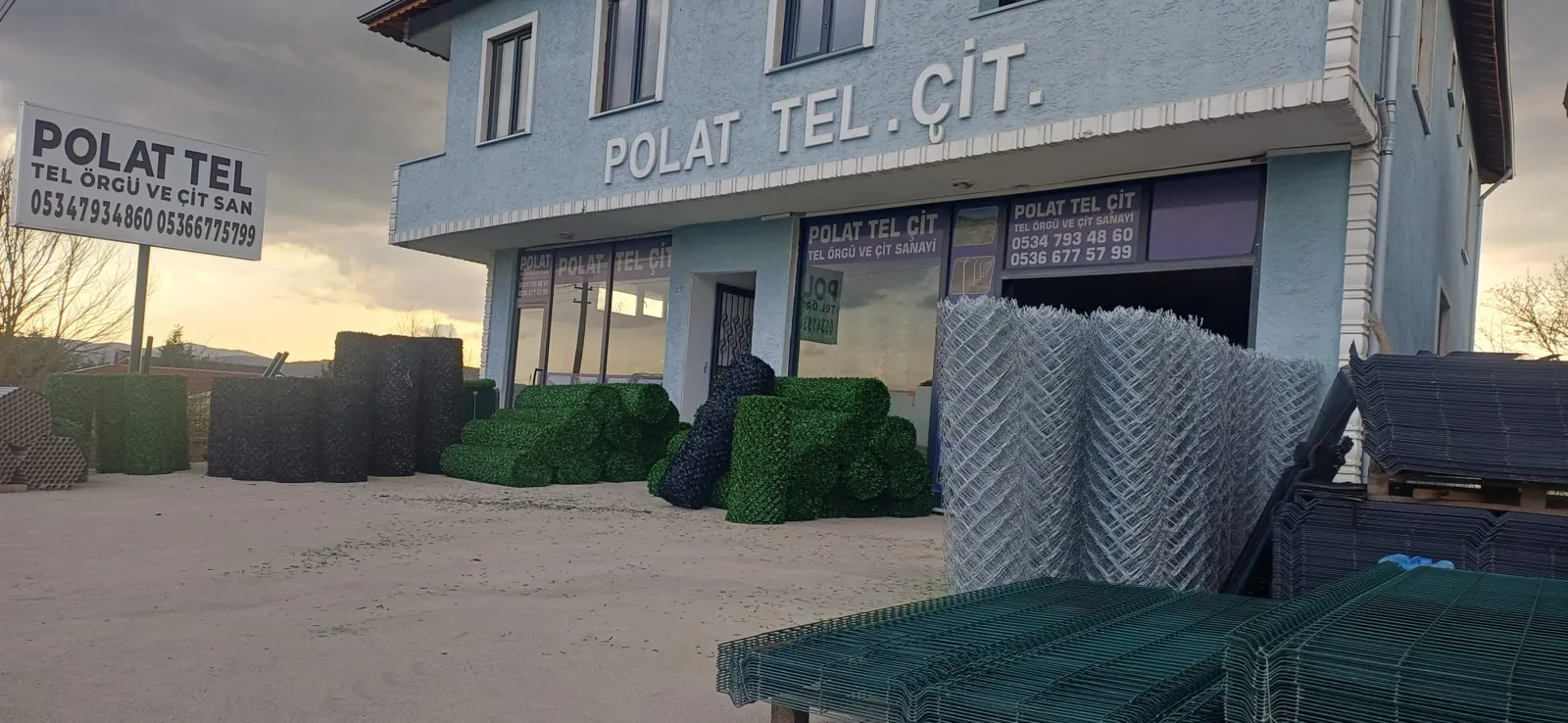 Polat Tel Çit işletme ve ürün alanı